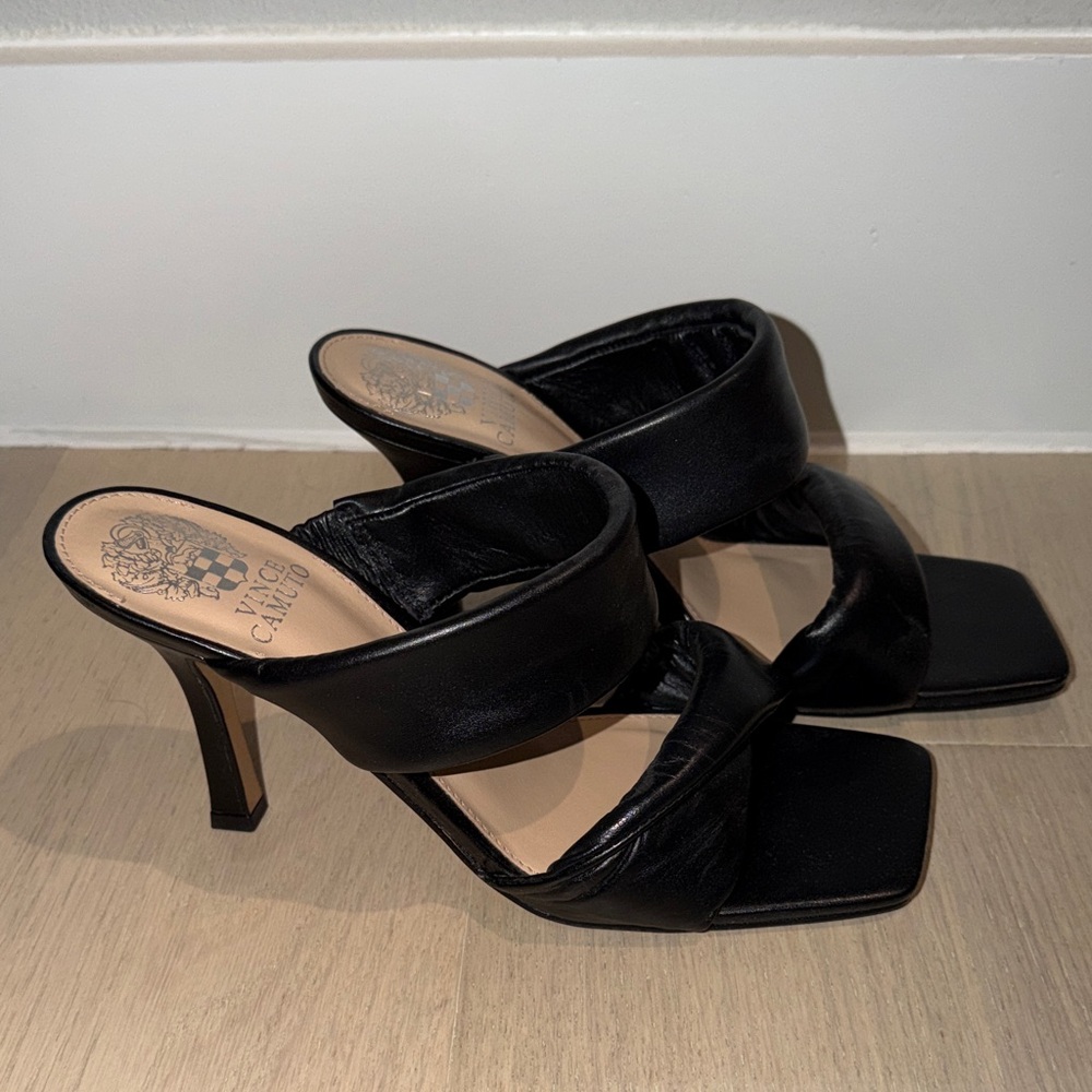 Black Women's Heeled Sandals